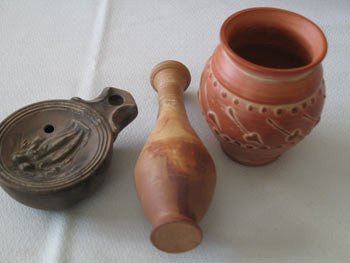 Reproducciones de cerámica romana. Museo Romano de Astorga