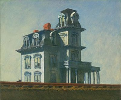 Edward Hopper. House by the Rairoad, 1925.