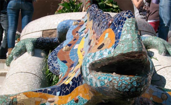 La obra de Gaudí siempre es un atractivo en Barcelona. Parque Güell. Imagen de guiarte.com