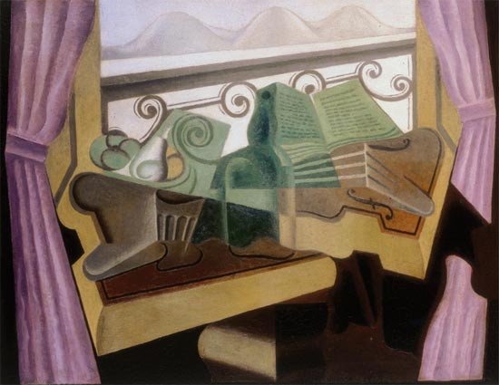 La fenêtre aux collines. Juan Gris. 1923