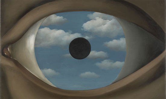 René Magritte. The False Mirror. 1928