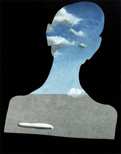 Hombre con cabeza llena de nubes. Salvador Dalí. 1936