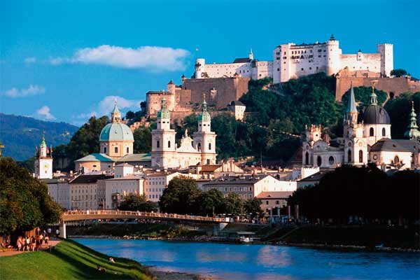 Salzburgo, la ciudad de Mozart, posee un eterno atractivo musical. Imagen SalzburgerLand  Tourismus