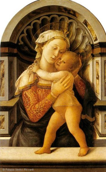 La Virgen y el Niño. Filippo Lippi. 1435-1440.