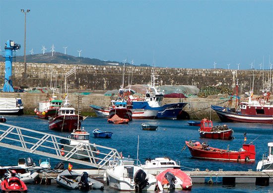 La sobrepesca daña en especial a las comunidades pesqueras tradicionales. Puerto de Laxe, La Coruña. Guiarte.com/Manuel Fernández Miranda.