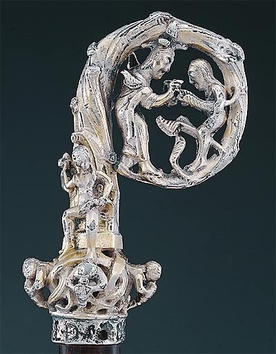 Crozier of Abbot Erkanbald. before 1011. Dom-Museum Hildesheim