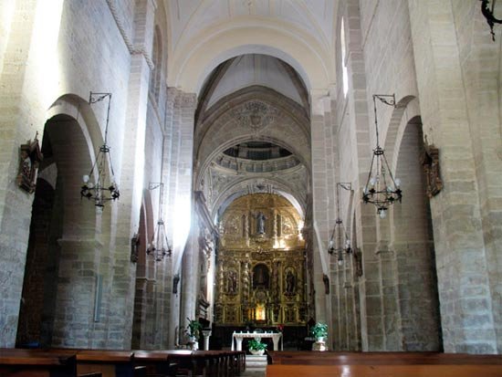 Interior de la Iglesia de Santa María, en Carrión de los Condes. Guiarte.com/Ana Alvarez