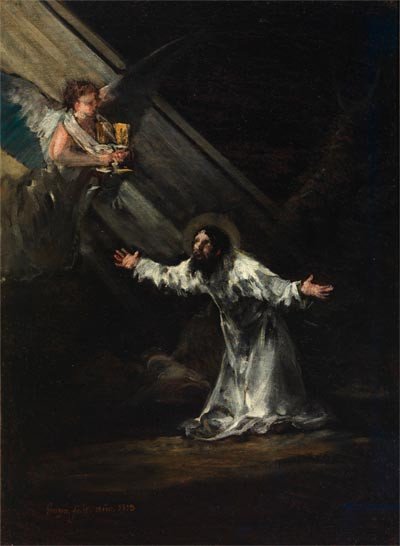 Francisco de Goya. La oración en el Huerto de los Olivos. 1819. En la exposición de la Pinacotheque de París. Museo Calasancio, Madrid © Escuelas Pías, Betania