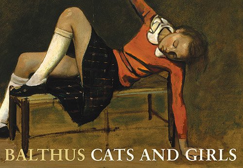 Cartel de la exposición Balthus. Gatos y niñas, cuadros y provocaciones