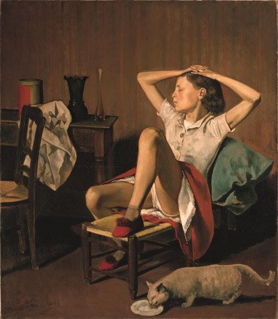 Thérèse durmiendo. 1938. Balthasar Klossowski de Rola, Balthus.