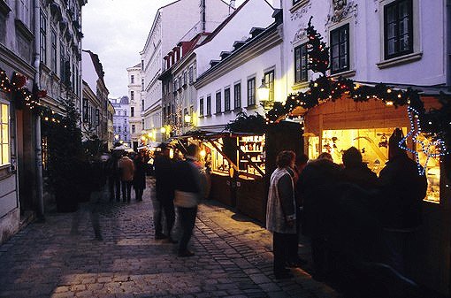 Mercadillo navideño del barrio de Spittelberg. WienTourismus / Claudio Alessandri