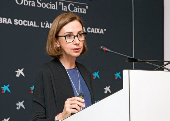María Dolores Jiménez-Blanco, la autora del informe, durante su presentación en Madrid el pasado 14 de noviembre