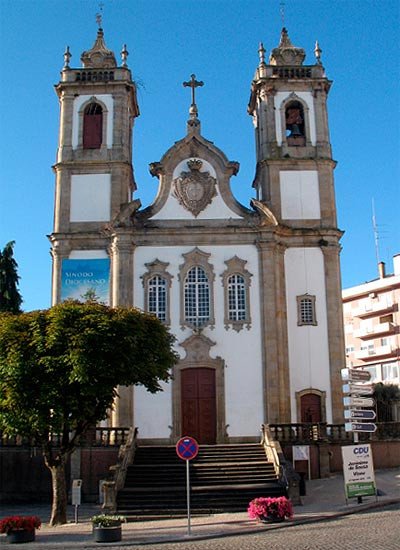 La iglesia del Carmen, en Viseo, es una obra barroca de notable prestancia. Guiarte.com
