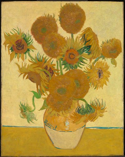 Vincent van Gogh. Girasoles. 1888. (c) National Gallery, London