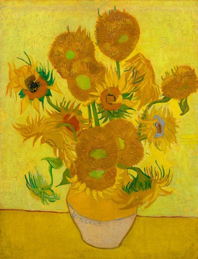 Vincent van Gogh. Girasoles. 1888.© Van Gogh Museum, Amsterdam (Vincent van Gogh Foundation)