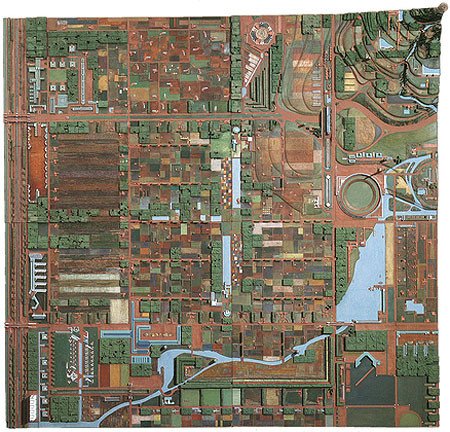 Frank Lloyd Wright. Broadacre City. Project, 1934&#8211;35.