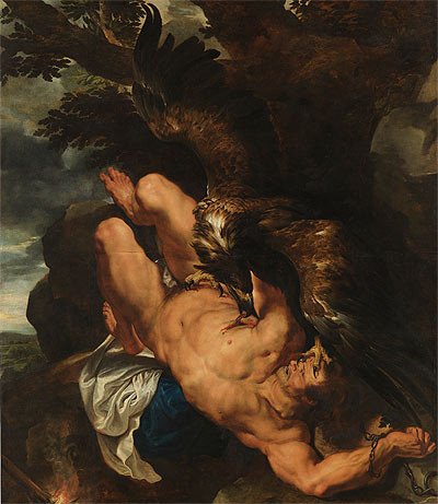 Prometeo encadenado. Rubens y Frans Snyders. 1611.