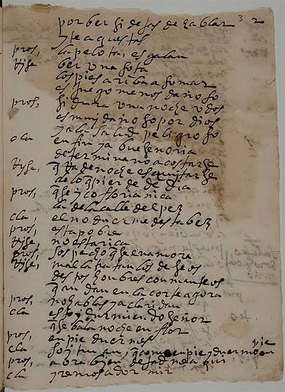 La comedia entró a formar parte de la BNE en 1886 como parte de la compra de la biblioteca de Osuna.