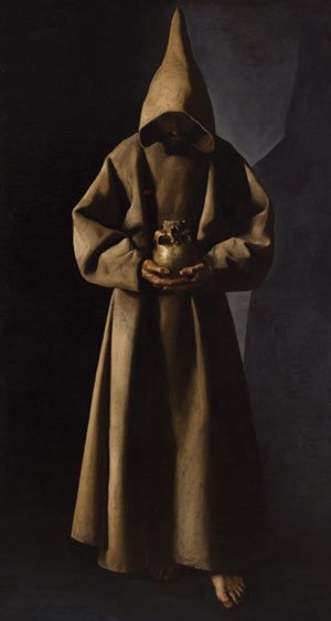Francisco de Zurbarán Saint Francis of Assisi in His Tomb ca. 1635 Oil on canvas, 204.8 x 113.35 cm Inv M1958.70 Milwaukee Art Museum