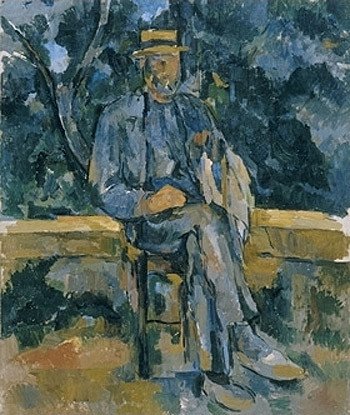Retrato de un campesino, 1905-1906. Paul Cézanne 