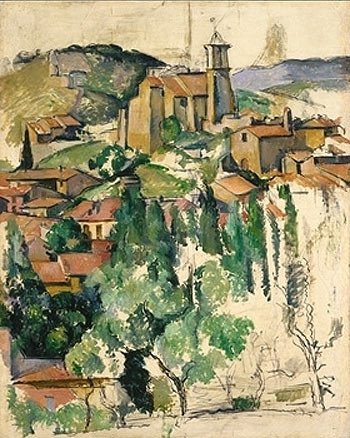El pueblo de Gardanne, 1886. Paul Cézanne