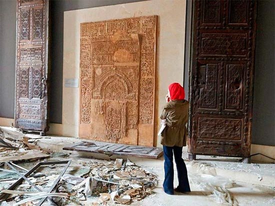 El Museo de Arte Islámico de El Cairo, tras la explosión. Matjaz Kacicnik / UNESCO