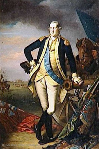 George Washington après la bataille de Princeton le 3 janvier 1777. Charles Wilson Peale (1741-1827). Grand Palais (Château de Versailles).