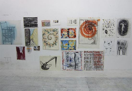 Alfonso Albacete. Obras en el estudio del pintor 2014