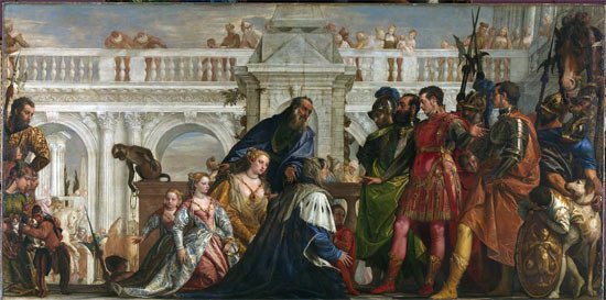 Veronés. Paolo Veronese (1528-1588). La faminia de Darío ante Alejandro, 1565-7. © The National Gallery, London