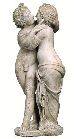 Eros y Psique. Siglo II d. C. Mármol. Skulpturensammlung, Staatliche Kunstsammlungen Dresden
