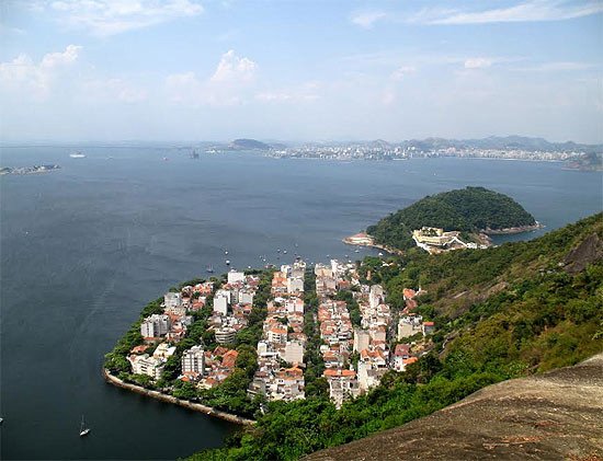 El barrio de Urca y la Bahía de Guanabara.Guiarte.com/Tomás Alvarez