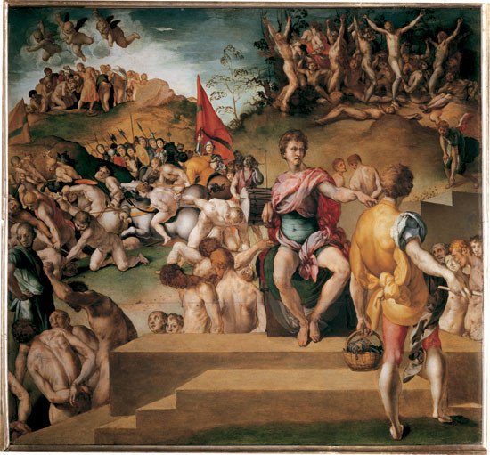 Pontormo (Jacopo Carucci) (Pontorme, Empoli 1494-Florence 1557) Ten Thousand Martyrs  1529-1530