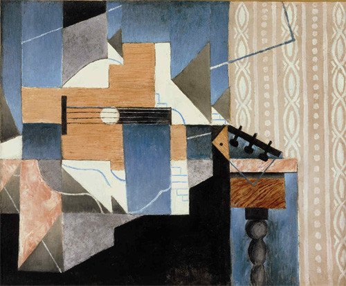 Juan Gris. La guitare sur la table, 1913