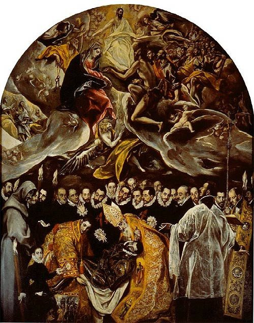 El entierro del Conde de Orgaz. El Greco. 1586-1588.
