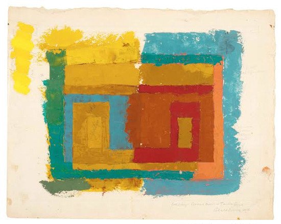 Estudio para una Variante. 1947. Josef Albers.