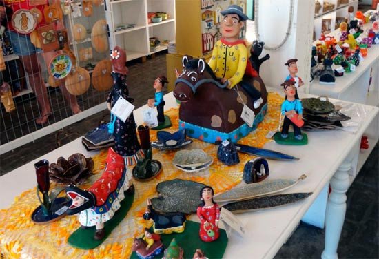 En la Aduana de Florianópolis hay un centro artesanal. Imagen de Guiarte.com