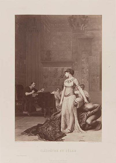 Cleopatra y César. Jean-Léon Gérôme. 1866 - 1867.