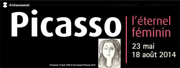 Cartel de la exposición Picasso. L&#8217;éternel féminin.