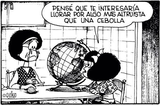 Las historias de la inocente y bondadosa Mafalda catapultaron a la fama a Quino.