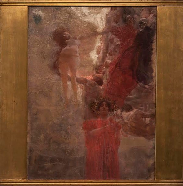Die Gustav Klimt Medizin Kompositionsentwurf" (1897-1898).