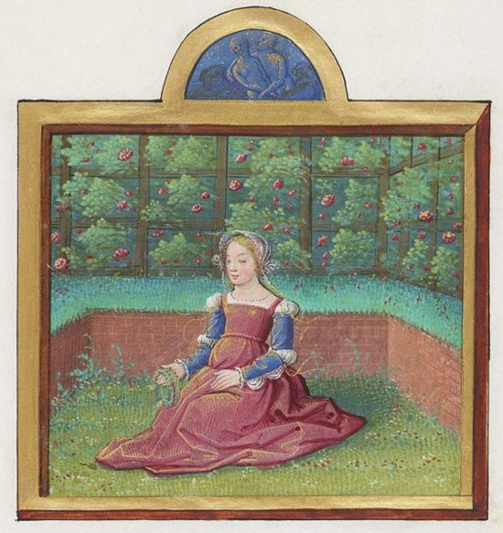 Month of May, from an Album of Calendar Miniatures France, Tours, ca. 1517-20 Illuminated by the Master of Claude de France.