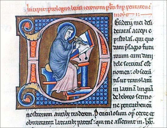 Biblia latina, Manuscrito [ca.1220-1230]. Inv. 15289 (Biblioteca Fundación Lázaro Galdiano)