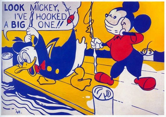 Roy Lichtenstein. Look Mickey, 1961.