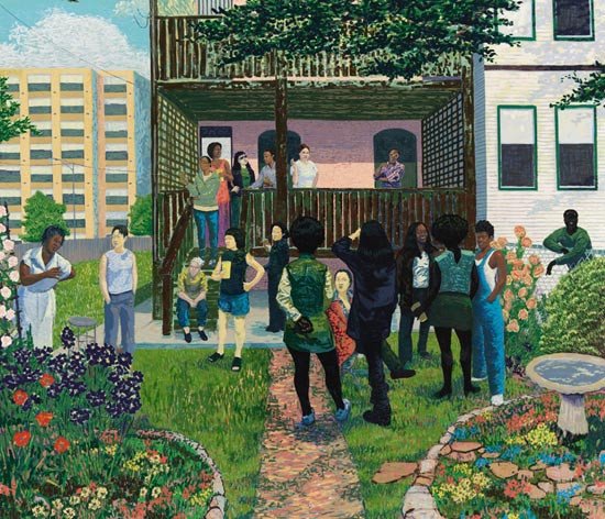 Garden Party. 2003. Kerry James Marshall.