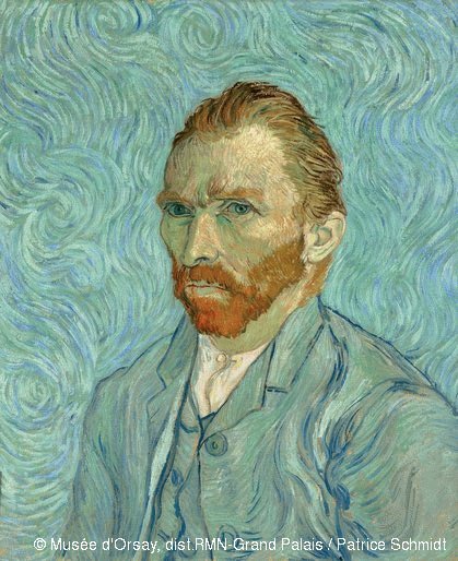 Vincent van Gogh (1853-1890). Retrato del artista, 1889.