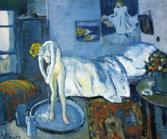 La habitación azul. Pablo Picasso. París, 1901.