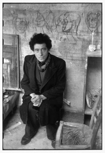 Alberto Giacometti, Paris, 1945. Henri Cartier-Bresson / Magnum Photos.