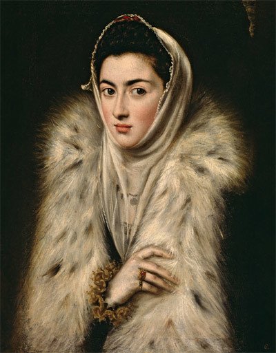  La dama del armiño ¿El Greco? Óleo sobre lienzo. ¿h. 1577 - 1579?. Glasgow Museums. Stirling Maxwell Collection, gift 1967