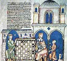 Imagen medieval en texto de Alfonso X el Sabio.