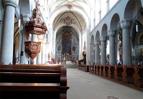Interior de la catedral de Constanza. Imagen de Guiarte.com.